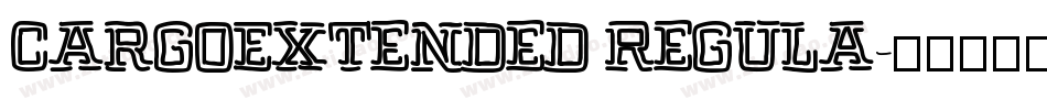 CargoExtended Regula字体转换